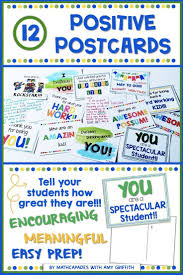 Positive Postcards For Your Students Parents And Kids Will Be Thrilled To Get A Note In The Mail At Home Fro Student Motivation Teacher Help Distance Learning