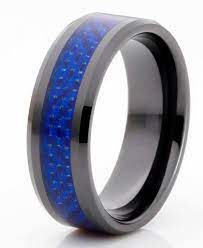 Bermuda Rings For Men Mens Wedding Rings Black Tungsten Rings
