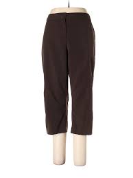 details about worthington women brown dress pants 18 plus