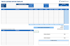 Free Expense Report Templates Smartsheet Budget Spreadsheet Template Spreadsheet Template Report Template