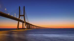 To this day it remains as one of the longest in the world with 10km of it passing over water and a suspension section that allows ships to pass through close to the lisbon. Portugal S Vasco Da Gama Bridge Will Never Fail To Blow My Mind 2000 1100 Architectureporn