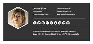 Black And White Email Signature 9 Professional Email Signature Tips With Best Template Examples Tarjeta Corporativa Firma Email Tarjeta