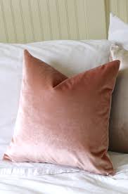 Faux Silk Velvet Rose Gold Pillow Cover Only Blush Pillow Light Pink Pillow Pink Throw Pillow Blush Pillows Gold Decorative Pillows Light Pink Pillows