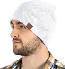 Buy Tough Headwear Daily Knit Beanie - Beanies Hats for Men - Winter Hats  for Men & Women - Warm Knitted Hats for Cold Weather & Stocking Cap White  at Amazon.in