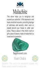 Tumbled Malachite Crystals Healing Rocks Energy Crystals