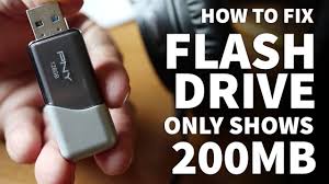 Flash Drive Only Shows 200mb Space Available Fix 128gb Usb Flash Drives Seen As 200mb Youtube