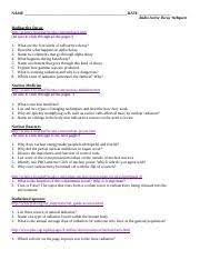 The other worksheets are available for the atomic. Radio Active Decay Webquest Name Date Radio Active Decay Webquest Radioactive Decay Http Science Howstuffworks Com Nuclear2 Htm Be Sure To Click Course Hero