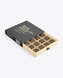Download Box Of Sweets Mockup In Box Mockups On Yellow Images Object Mockups
