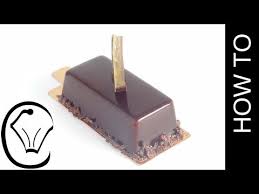 Shiny Chocolate Mirror Glaze Covered Mousse Bars Entremet By Cupcake Savvy S Kitchen Youtube Chocolate Mirror Glaze Chocolate Mirror Glaze Cake