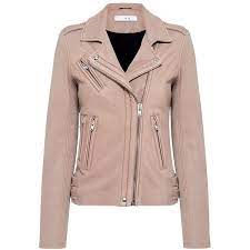 Iro Han Lambskin Leather Biker Jacket 1 195 Liked On Polyvore Featuring Outerwear Jacke Motorcycle Jacket Outfit Lamb Leather Jacket Iro Leather Jacket