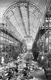Crystal Palace Londres Joseph Paxton 1851 Architektur Tragwerk Kunst