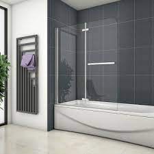 Um eine gute entscheidung für die richtige. Badewanne 2 Ftg Falttur Duschwand Duschabtrennung 100x140cm Vs2e 10h 130 27 Aica Sanitar Gmbh Duschkabine Duschabtrennung