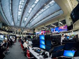 Moscow Russia Jan 30 2018 View To Busy Trading Floor Of