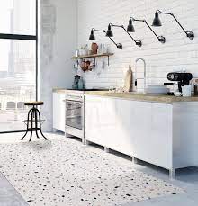 A similar technique predating the italian practice can be found. Terrazzo Floor Mat Scandinavian Style Modern Rug Decorative Linoleum Area Rug Kitchen Mat Pvc Rug Stylish Carpet Geometric Design Rug Terrazzo Flooring Kitchen Flooring Kitchen Mats Floor