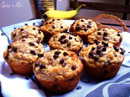 Muffins Aux Flocons D Avoine Bananes Chocolat Epices Moi Banane Chocolat Muffins Aux Flocons D Avoine Muffins