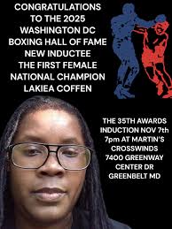 Congratulations to DMV Legendary founder of ProAm Fight Talk Boxing media  Legend Juan Marshall for being inducted in the 2025 DC Boxing Hall Of Fame