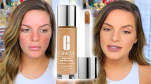 clinique beyond perfecting foundation concealer first impression casey holmes