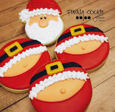 Santa Bellies Cookies Christmas Sugar Cookies Cookie Decorating Christmas Baking