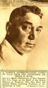 Portrait of Dr. Peter H. Buck from newspaper clipping. Sir Peter Henry...