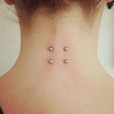 Double Nape Piercing Sing 2 Surface Bars Artistas