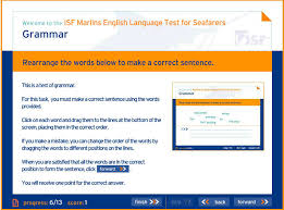 Maybe you would like to learn more about one of these? Isf Marlins Test Download Tests Seafarers Understanding Of Both Written And Spoken English