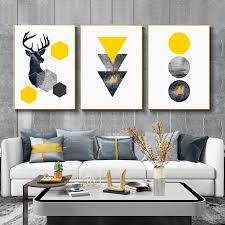 See more of tableau mural senegal on facebook. Abstract Geometric Elk Poster Print Home Modern Decor Wall Art Canvas Tableau Mural Decoration Pictures For Living Room Nordic Wall Decor