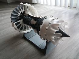 3d Printable Jet Engine By Catiav5ftw Thingiverse Jet Engine Engineering Jet