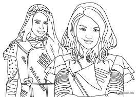 She hugged you back tightly and you felt mal do the same from behind. Descendants 3 Coloring Pages Coloring Home