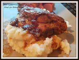 So festive, perfect for holiday entertaining! Slow Cooker Cranberry Pork Loin What S For Dinner Moms