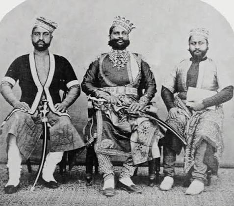 A photograph of the family of Dost Mohammad Khan in 1879.