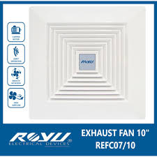 Fan sizes from 50 to 710 cfm. Royu Ceiling Type Exhaust Fan Refc07 10 Shopee Philippines