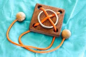 Rope Ring Puzzle Rope Rings Wood Puzzles Diy Wood Puzzles