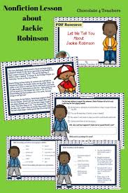 Let Me Tell You About Jackie Robinson Mini Nonfiction Unit In 2020 Nonfiction Lessons Jackie Robinson Told You So