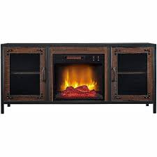 The monte vista is a media center, bookcase, and fireplace mantel all in one. Hearthpro Matthew Electric Fireplace Media Console In Brown Sp6556 Of Target