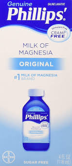 Find patient medical information for milk of magnesia oral on webmd including its uses, side effects and safety, interactions, pictures, warnings and user . Buy Phillips Milk Of Magnesia Laxative Original 4 Ounce Pack Of 4 Packaging May Vary Online In Taiwan B00f8dj77g