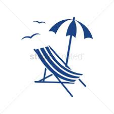 Free Beach Parasol And Lounge Chair Vector Image 1546700 Stockunlimited