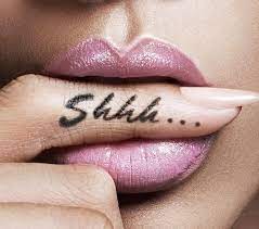 Shhh Shhh Tattoo Rihanna Tattoo Finger Tattoo Ideas