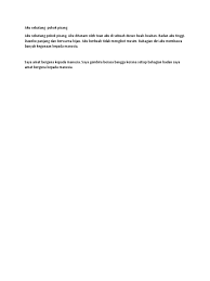 Karangan bahasa malaysia kssr tahun 5. Aku Sebatang Pokok Pisang