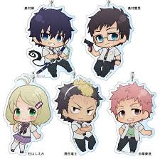 Than Blue Exorcist Kyoto Unclean King Hen Appeared Deca Keychain Puni Character Design 2017 Blue Exorcist Characters Anime Stickers Anime Chibi