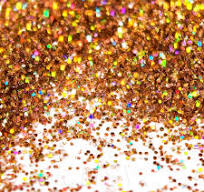 0.2mm Holographic Golden Brown Hexagon Glitter LB0201