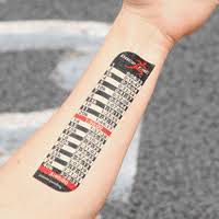 Numbers for each race distance completed. Runner Auctions Arm Space To Highest Bidder Tattoo Manufacturing Blog
