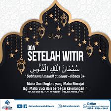 Bacaan Shalat Witir Rumaysho