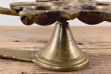 Antique Solid Brass Indian Handheld Oil Lamp | Old Snake ...