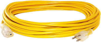 Extension cord sizing is not a guessing game. Buy 50 Ft Extension Cord 10 3 Sjtw With Lighted End Yellow Indoor Outdoor Heavy Duty Extra Durability 15 Amp 125 Volts 1875 Watts By Lifesupplyusa Online In Turkey B01lx8kdw9
