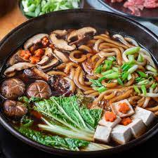 Don't worry, you don't need a special diet to get your vaccine. Sukiyaki Beef Udon Healthy World Cuisine