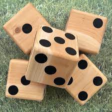 Dados De La Yarda Yardzee Al Aire Libre Grandes Juego Dados Madera Chupar Rueda Gigante Dados Jue Campamento Juegos Juegos Al Aire Libre Juegos Con Dados