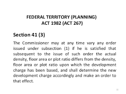 Essentially, the plot ratio is the total gross floor area of the building, divided by the size of the area on which that building has been built. Development Charge