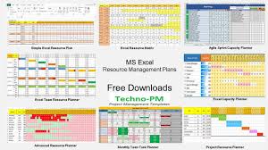 Create a project management template. 7 Resource Management Templates Free Team Resource Utilization Template Project Management Templates
