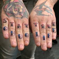 You can dedicate such cool tattoos to your lover. 88 Badass Knuckle Tattoos That Look Powerful