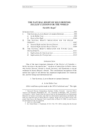 Connect with friends, family and other people you know. Pdf The Natural Right Of Self Defense Heller S Lesson For The World